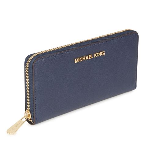 michael kors iphone wallet blue|Michael Kors navy blue wallet.